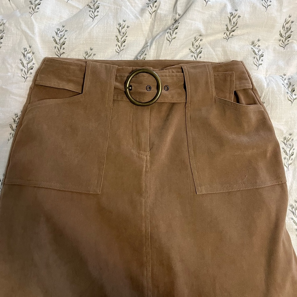 Tan Maxi Skirt